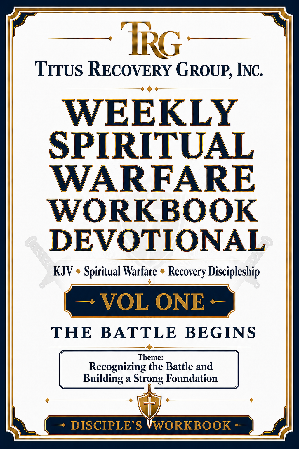 Spiritual warfare workbook cover
